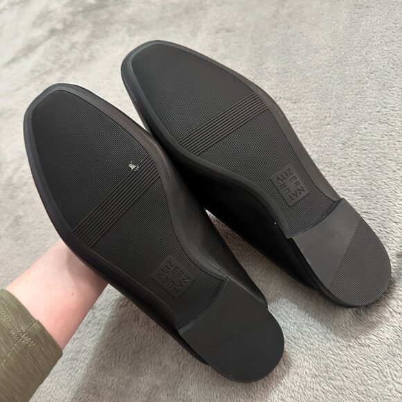 Naturalizer 9.5 Wide Black Slip On Mules Shoes Kayden Horsebit - Picture 4 of 6